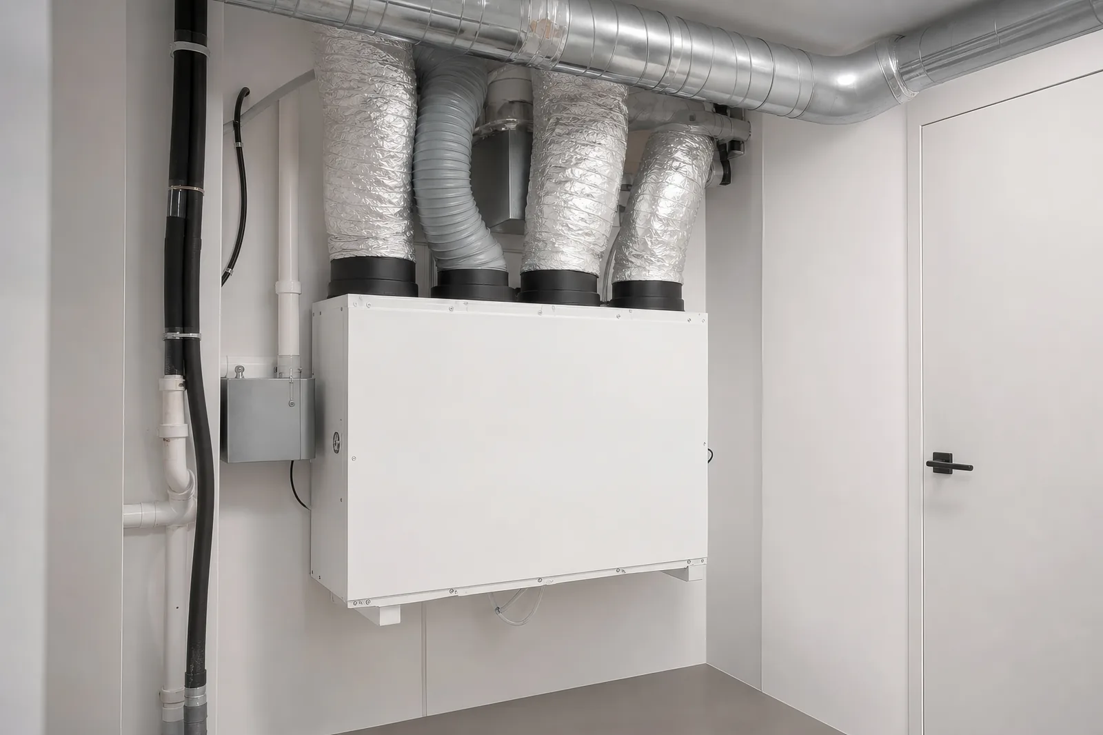 Residential heat recovery ventilation unit installed by Oasis Energy Solutions Marbella