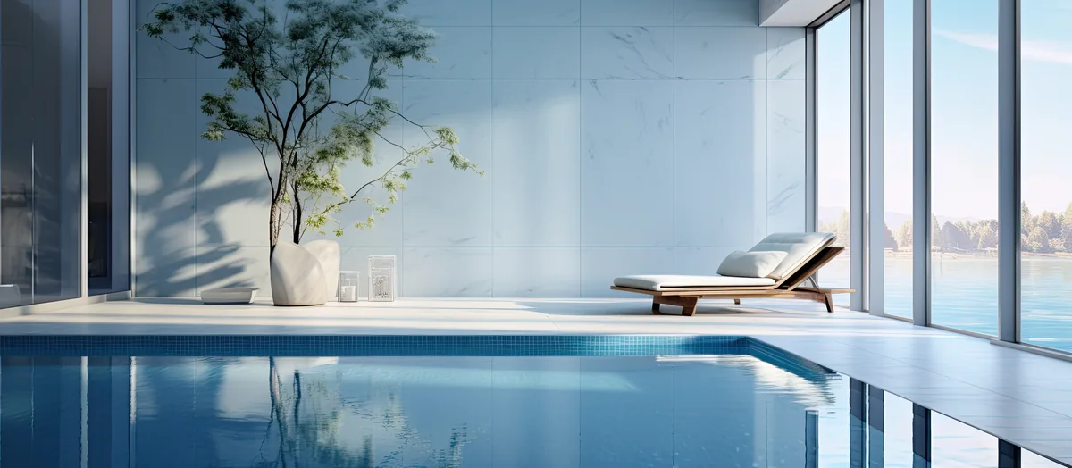 Piscina interior climatizada villa de lujo Marbella
